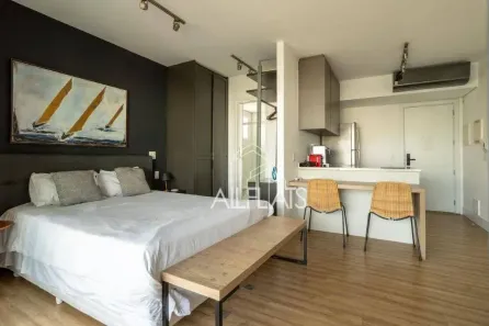 Apartamento com 1 Quarto para alugar, 45m² no Vila Nova Conceição, São Paulo