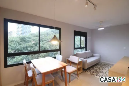 Apartamento com 1 Quarto para alugar, 38m² no Indianópolis, São Paulo
