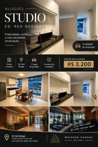 Apartamento para alugar, 34m² no Barro Vermelho, Vitória