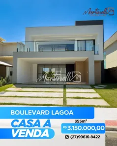 Casa de Condomínio com 4 Quartos à venda, 338m² no Boulevard Lagoa, Serra