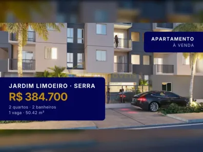 Apartamento com 2 Quartos à venda, 50m² no Jardim Limoeiro, Serra
