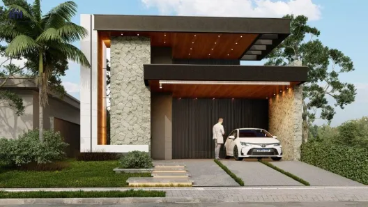 Casa de Condomínio com 3 Quartos à venda, 202m² no Condomínio Belvedere II, Cuiabá