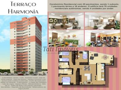 Apartamento com 3 Quartos à venda, 90m² no Centro, São Carlos