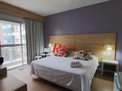 Flat com 1 Quarto à venda, 31m² no Gonzaga, Santos