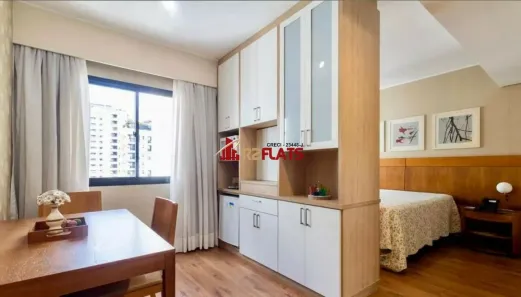 Flat com 1 Quarto para alugar, 26m² no Indianópolis, São Paulo