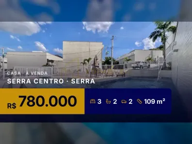 Casa com 3 Quartos à venda, 109m² no Serra Centro, Serra