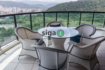 Apartamento com 4 Quartos para alugar, 475m² no Mar e Céu, Guarujá