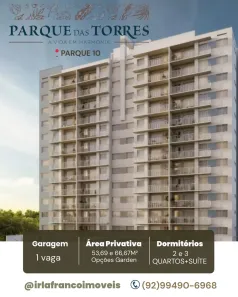Apartamento com 2 Quartos à venda, 53m² no Parque 10 de Novembro, Manaus
