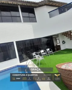 Cobertura com 4 Quartos à venda, 258m² no Graça, Salvador