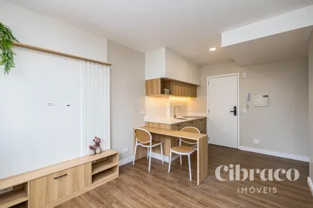 Apartamento com 1 Quarto para alugar, 32m² no Centro, Curitiba
