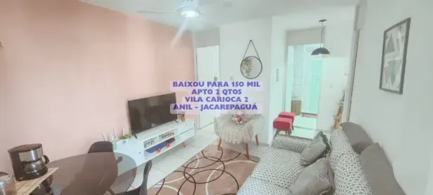 Apartamento com 2 Quartos à venda, 44m² no Anil, Rio de Janeiro