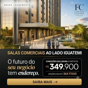 Sala Comercial à venda, 32m² no Complexo Multifuncional Carareto, São José do Rio Preto