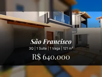 Casa com 3 Quartos à venda, 121m² no São Francisco, Serra