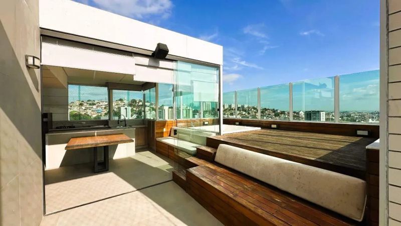Cobertura com 4 quartos — Buritis, Belo Horizonte