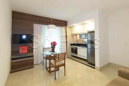 Flat com 1 Quarto para alugar, 40m² no Brooklin Paulista, São Paulo