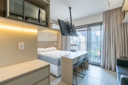 Apartamento com 1 Quarto à venda, 27m² no Santo Amaro, São Paulo