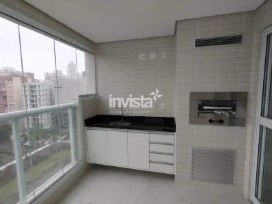 Apartamento com 2 Quartos para alugar, 87m² no Gonzaga, Santos