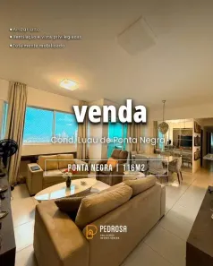 Apartamento com 4 Quartos à venda, 116m² no Ponta Negra, Natal