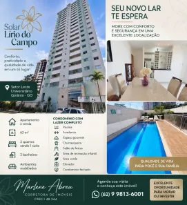 Apartamento com 2 Quartos à venda, 63m² no Parque Amazônia, Goiânia