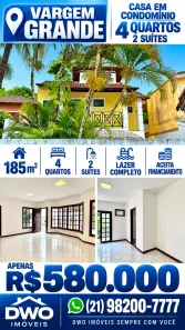 Casa com 4 Quartos à venda, 145m² no Vargem Grande, Rio de Janeiro