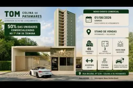 Apartamento com 3 Quartos à venda, 108m² no Patamares, Salvador