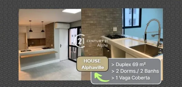 Apartamento com 2 Quartos à venda, 69m² no Alphaville Centro Industrial e Empresarial/Alphaville., Barueri