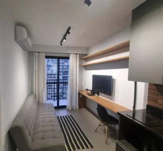 Apartamento com 1 Quarto para alugar, 27m² no Campo Belo, São Paulo
