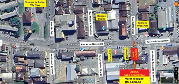 Ponto Comercial para alugar, 196m² no Vila Nova, Joinville