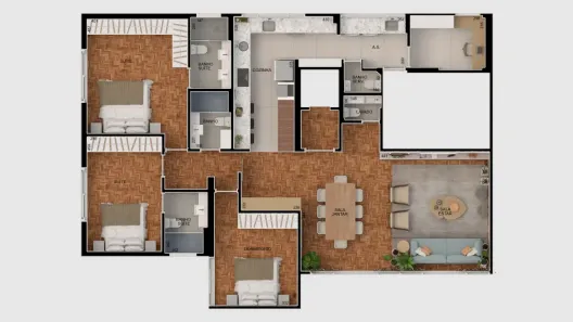 Apartamento com 3 Quartos à venda, 155m² no Paraíso, São Paulo