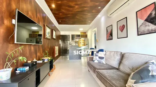 Apartamento com 1 Quarto à venda, 68m² no Pitangueiras, Guarujá