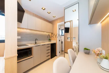 Apartamento com 1 Quarto à venda, 17m² no Mercês, Curitiba