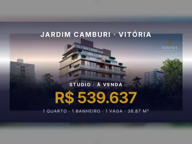 Apartamento com 1 Quarto à venda, 38m² no Jardim Camburi, Vitória