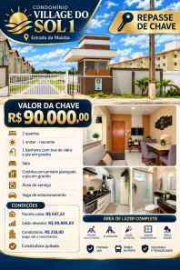 Apartamento com 2 Quartos à venda, 44m² no Sítio Trizidela, São José de Ribamar