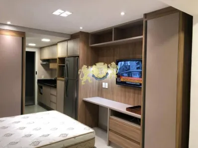 Flat com 1 Quarto para alugar, 25m² no Santo Amaro, São Paulo