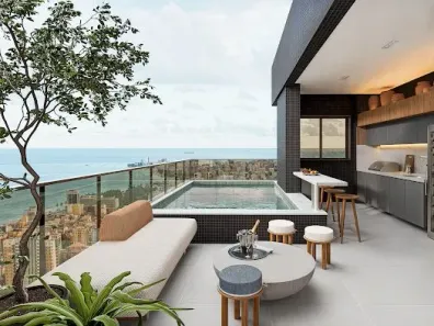 Apartamento com 3 Quartos à venda, 131m² no Cruz das Almas, Maceió