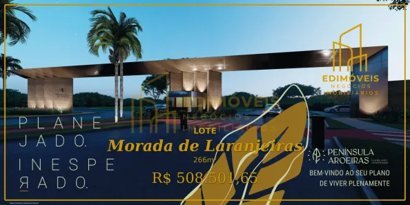 Lote/Terreno à venda, 266m² no Morada de Laranjeiras, Serra
