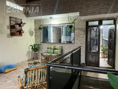 Sobrado com 3 Quartos à venda, 180m² no Jardim Telles de Menezes, Santo André