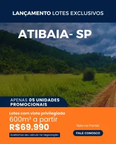 Lote/Terreno à venda, 600m² no Atibaia Jardim, Atibaia
