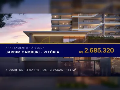 Apartamento com 4 Quartos à venda, 154m² no Jardim Camburi, Vitória