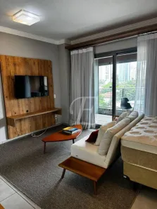 Apartamento com 1 Quarto para alugar, 44m² no Brooklin Paulista, São Paulo