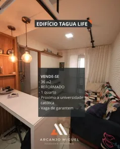 Apartamento com 1 Quarto à venda, 36m² no Taguatinga Sul, Brasília