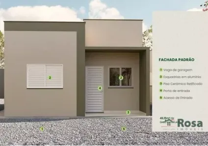 Casa com 2 Quartos à venda, 46m² no Residencial Altos do Parque II, Cuiabá