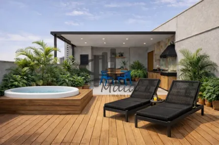 Apartamento com 2 Quartos à venda, 123m² no Vila Assunção, Santo André