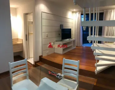 Flat com 1 Quarto para alugar, 75m² no Itaim Bibi, São Paulo