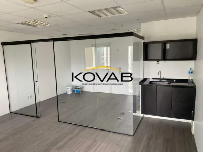 Sala Comercial com 1 Quarto para alugar, 42m² no Cidade Monções, São Paulo