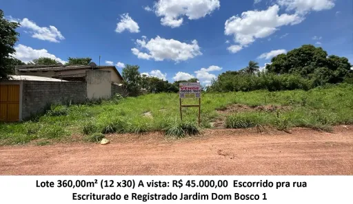 Lote/Terreno à venda, 360m² no Jardim Dom Bosco, Aparecida de Goiânia