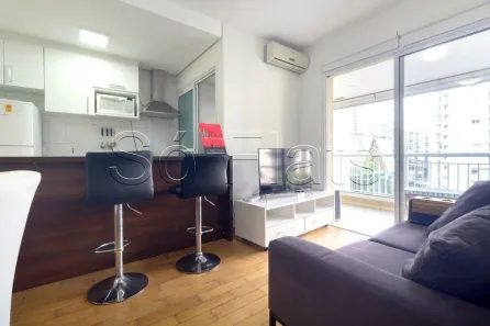 Flat com 1 Quarto para alugar, 55m² no Cerqueira César, São Paulo