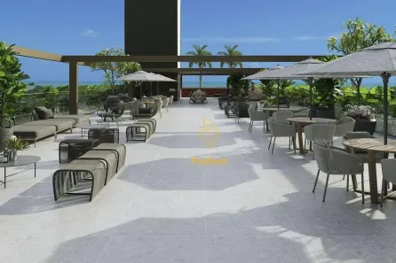 Flat com 1 Quarto à venda, 32m² no Cabo Branco, João Pessoa