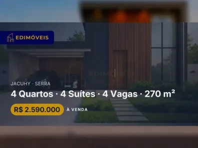 Casa com 4 Quartos à venda, 270m² no Jacuhy, Serra