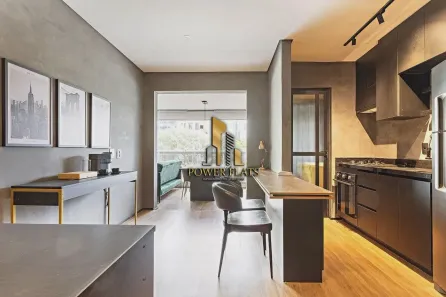 Flat com 1 Quarto para alugar, 60m² no Vila Nova Conceição, São Paulo